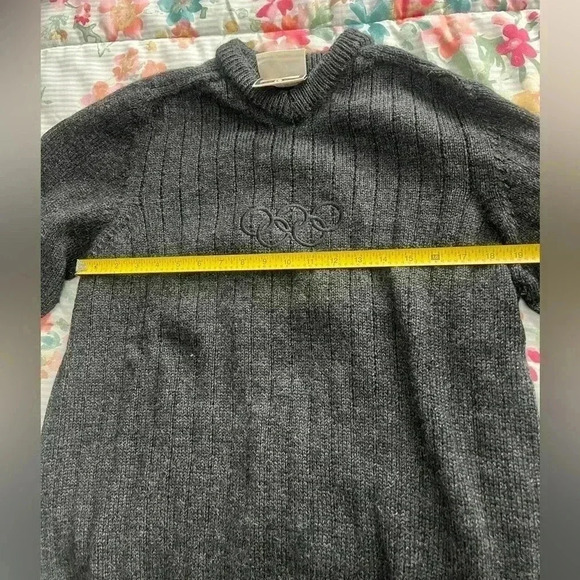 Dale of Norway | Dark Grey Olympic Norwegian Wool Sweater | Size L - Picture 4 of 9